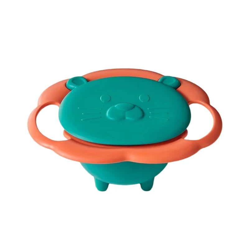 Bol Gyroscopique Anti-Renversement – Snack Sans Stress pour Bébé
